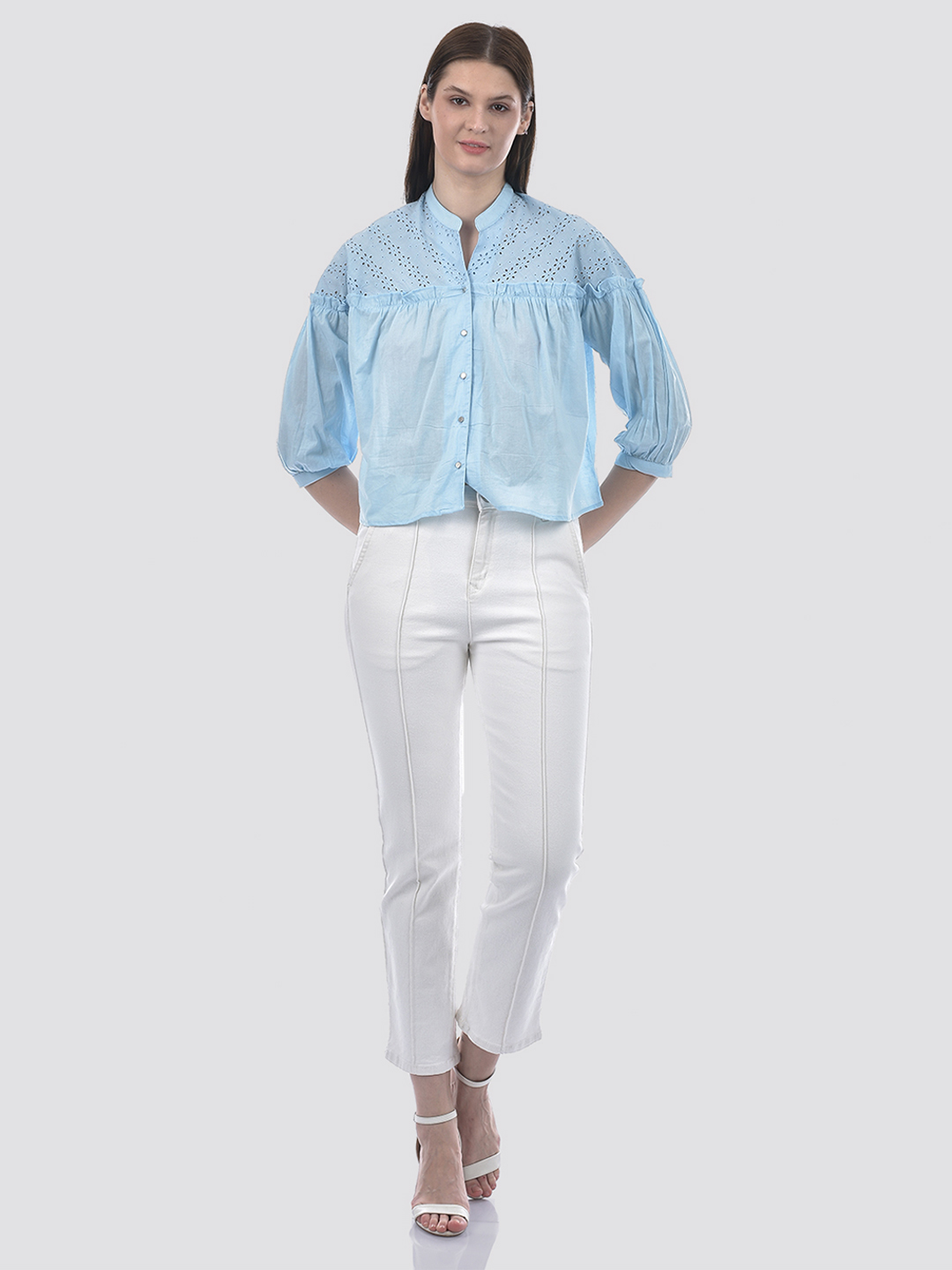 Numero Uno Women White High Rise Straight Fit Sustainable Jeans